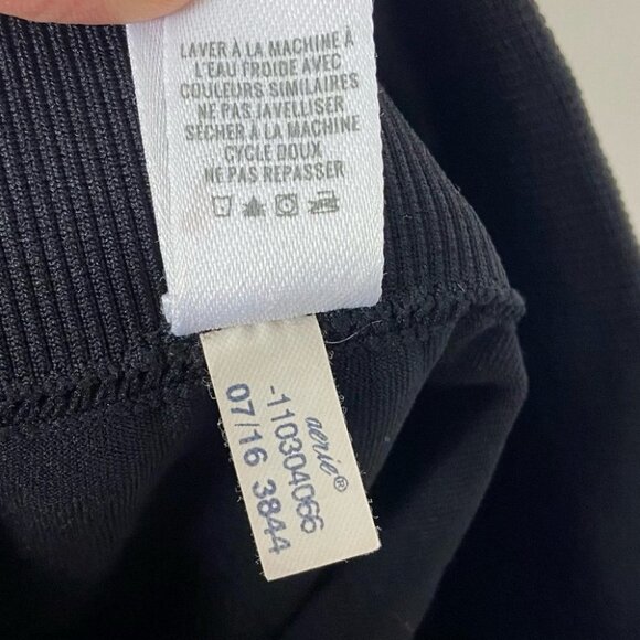 Aerie Chill Play Move Ankle Cut Out Detail Leggings Size Small Black High Rise S - Picture 10 of 15